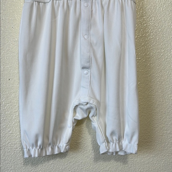 SHEIN White Romper with Blue Butterfly - Picture 3 of 4